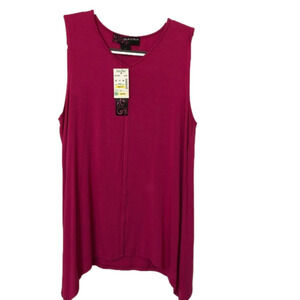 Peck & Peck Sleeveless Very Berry Tank